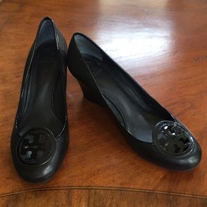 Black Wedge Shoe